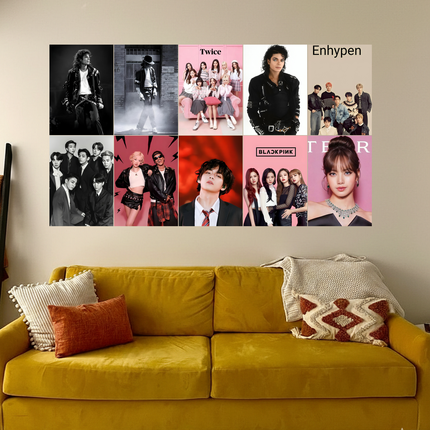 Pop Stars A4 Poster Collection