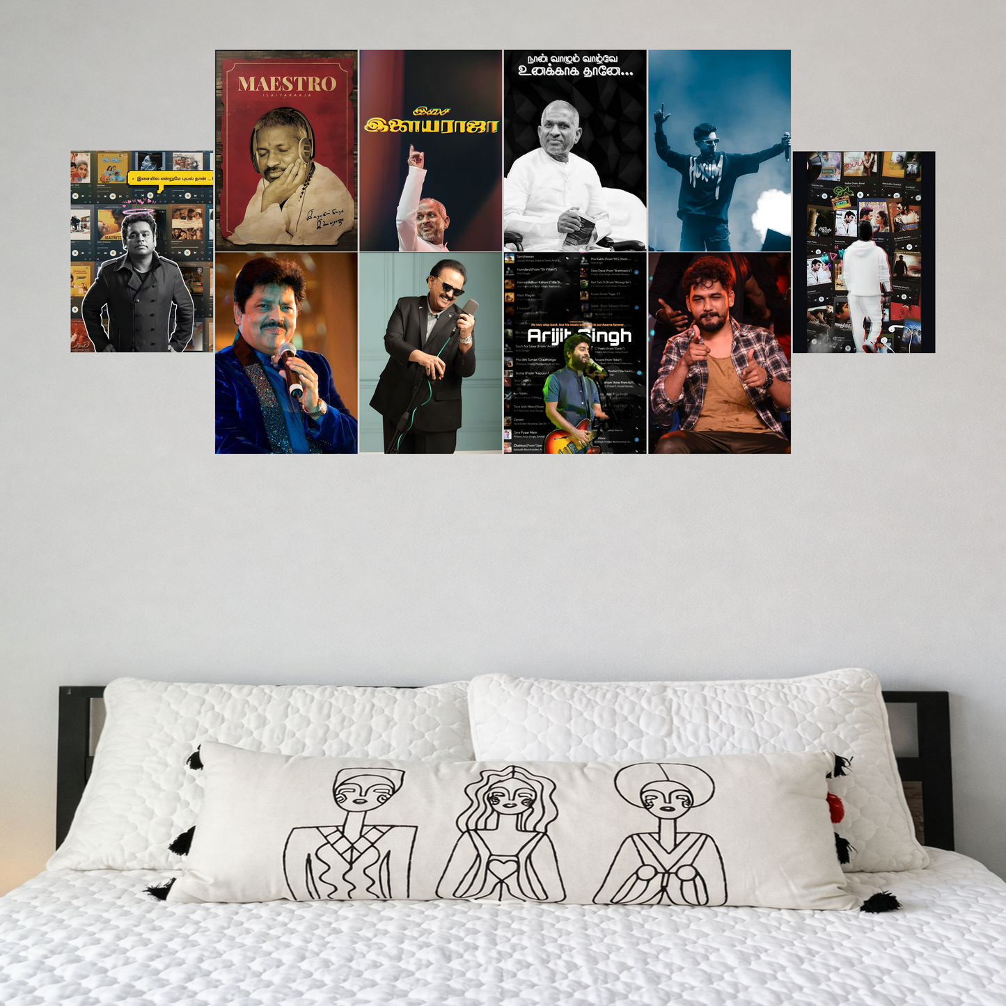 Indian Singers A4 Poster Collection