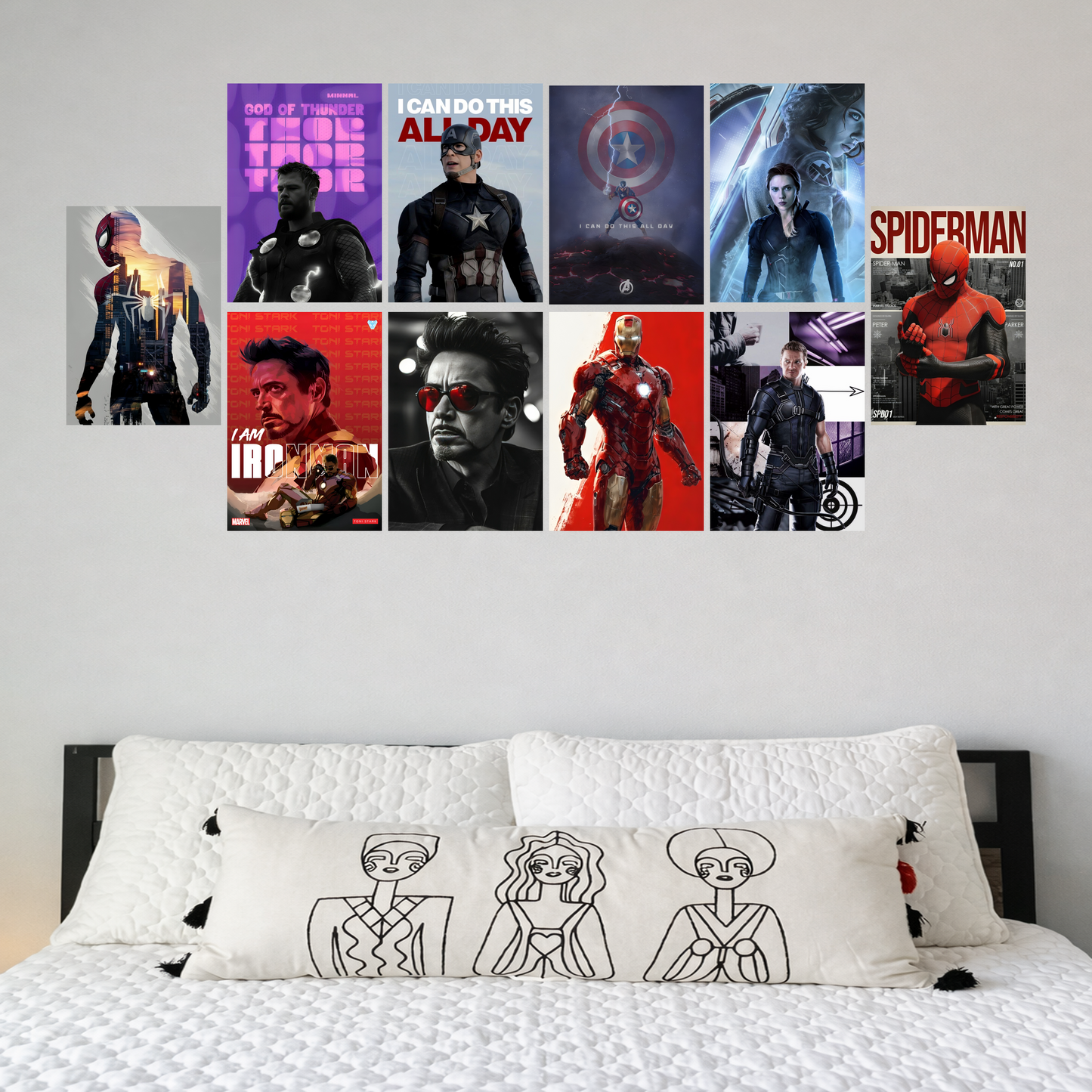 10 Piece Premium Marvel Poster Set A4