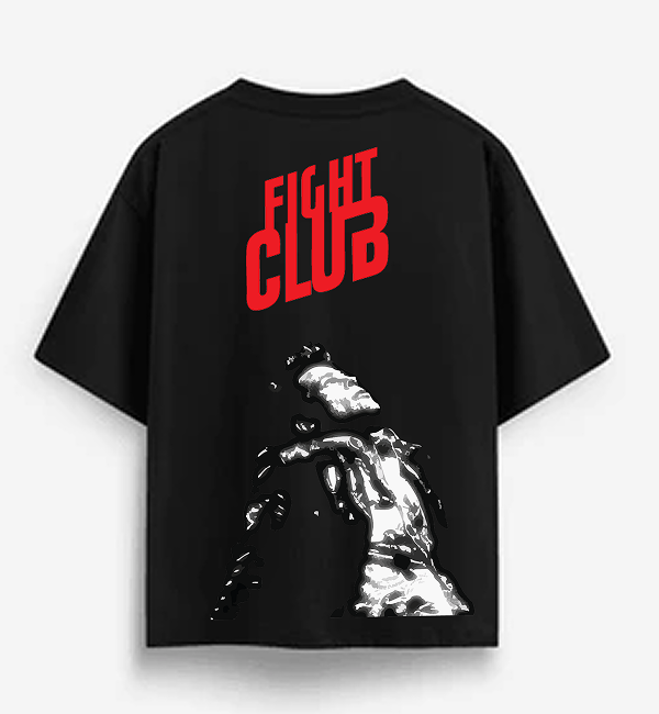 Fight Club Back Print Logo T-Shirt (Tyler Durden Tribute)
