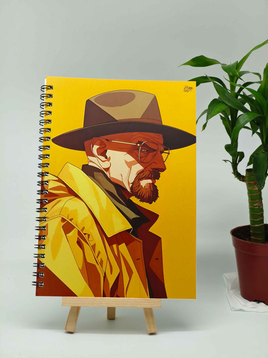 Walter White A5 Spiral Notebook – ‘Say My Name’ Edition with Premium Matte Finish and Hard Cover