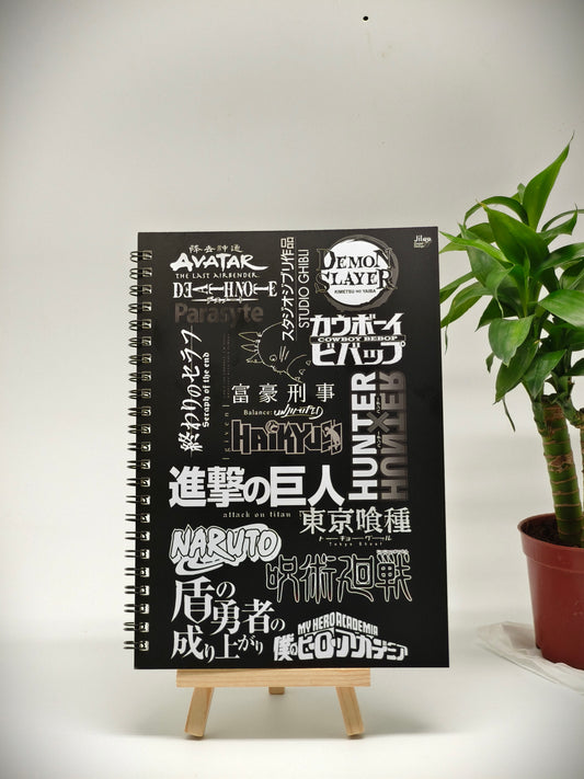 Anime Inspired A5 Spiral Notebook! - Write Bold, Live Anime