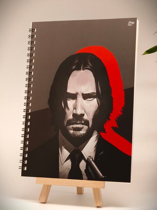 Stay Sharp. Write Like John Wick with jiloo notebooks