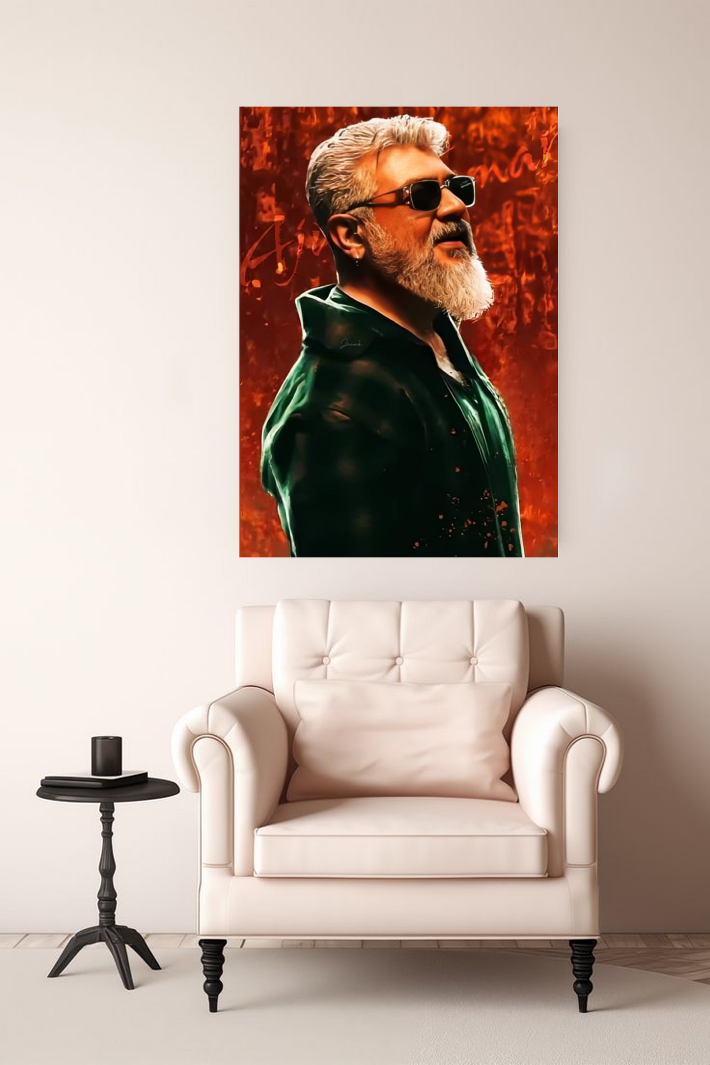 Thala Style Ajith Kumar A4 Sticker Wall Poster