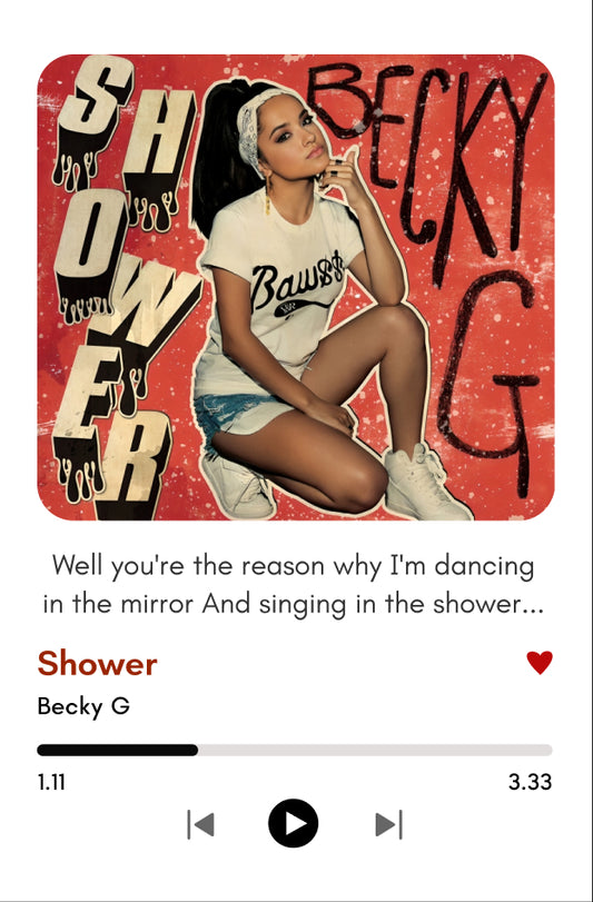 Shower – Becky G | Feel-Good Pop Song Polaroid