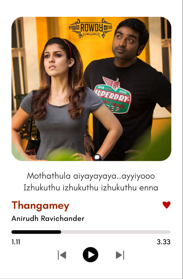 Thangamey – Anirudh Ravichander | Fun & Energetic Tamil Song Polaroid