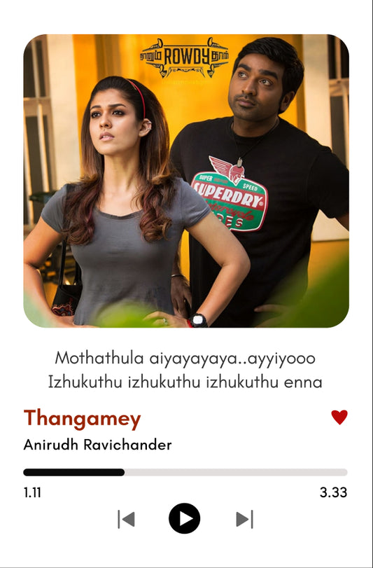 Thangamey – Anirudh Ravichander | Fun & Energetic Tamil Song Polaroid