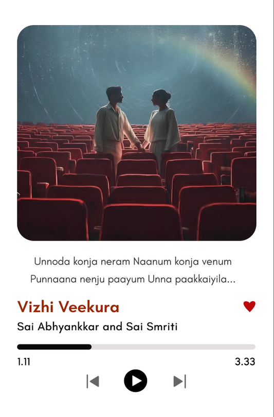 Vizhi Veekura – A Soothing Tamil Love Song Polaroid