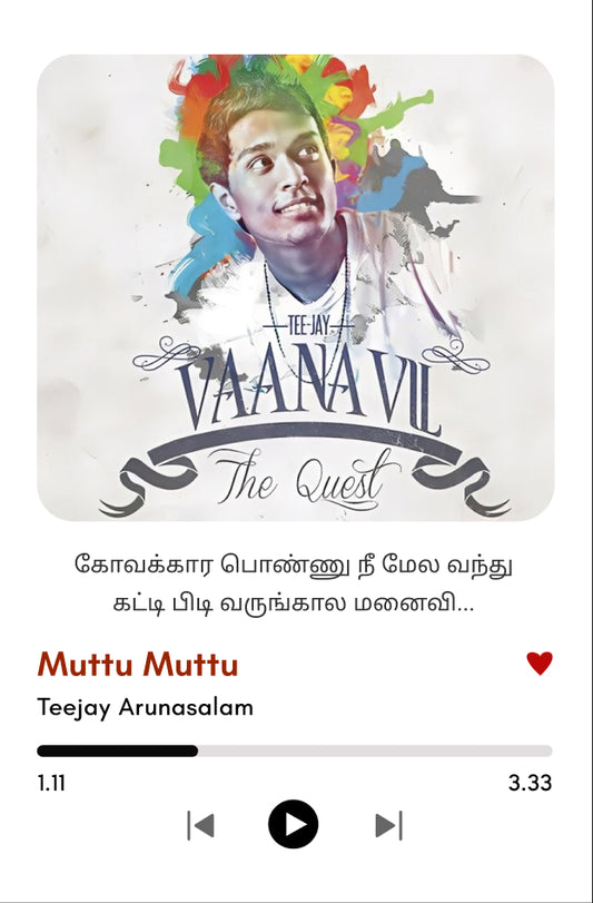 Muttu Muttu – Vaanavil | Energetic Tamil Song Polaroid
