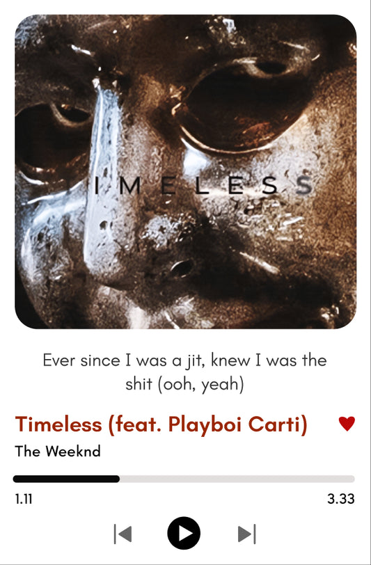 Timeless – The Weeknd ft. Playboi Carti Polaroid