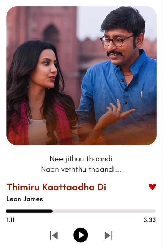Thimiru Kaattadadha Di – Trendy Polaroid Print