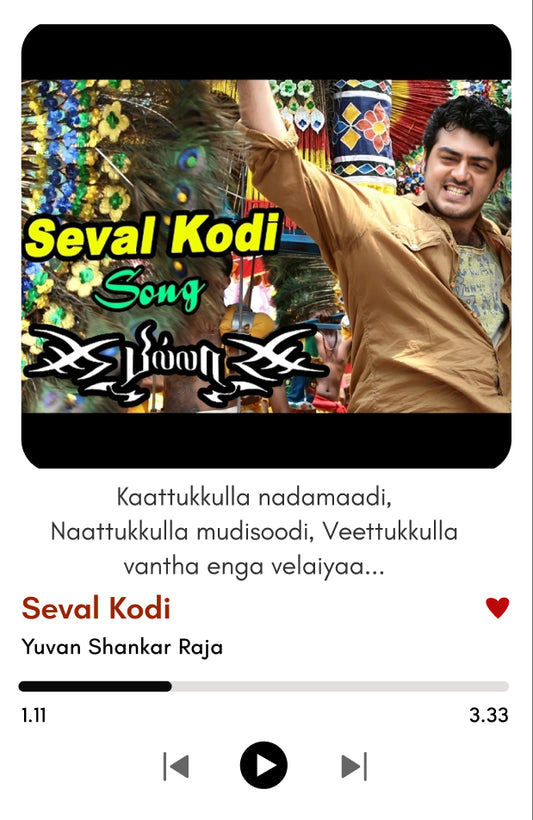 Seval Kodi Polaroid | Billa Ajith