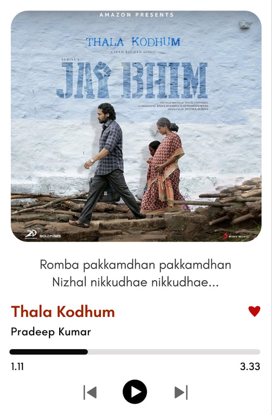 Thala Kodhum | Polaroid | Jai Bhim