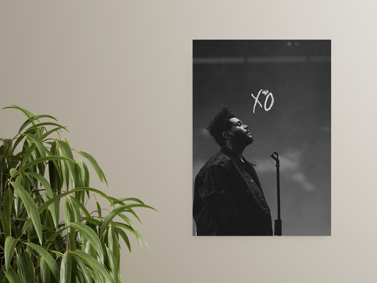 XO Vibes - Music Legend A4 Sticker Poster
