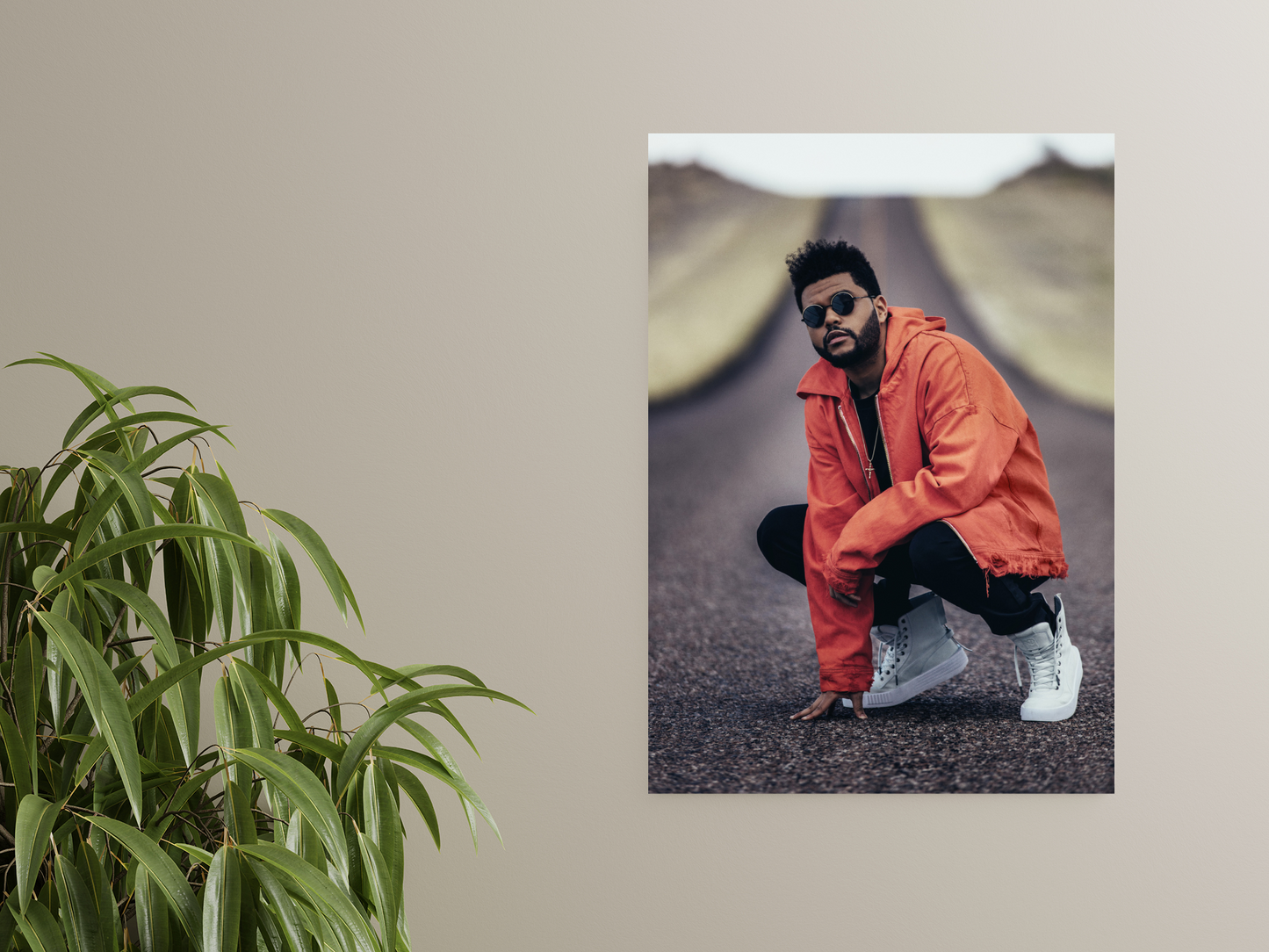 Street Style Icon - A4 Sticker Poster