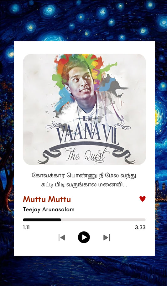 Muttu Muttu – Vaanavil | Energetic Tamil Song Polaroid