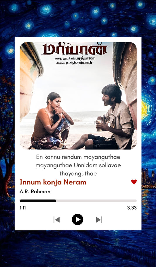 Innum Konja Neram | Maryan Polaroid Tribute