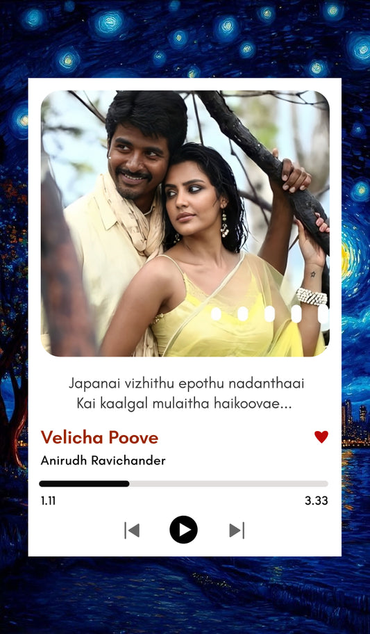 Velicha Poove – Romantic Polaroid