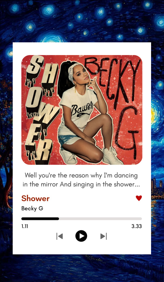 Shower – Becky G | Feel-Good Pop Song Polaroid