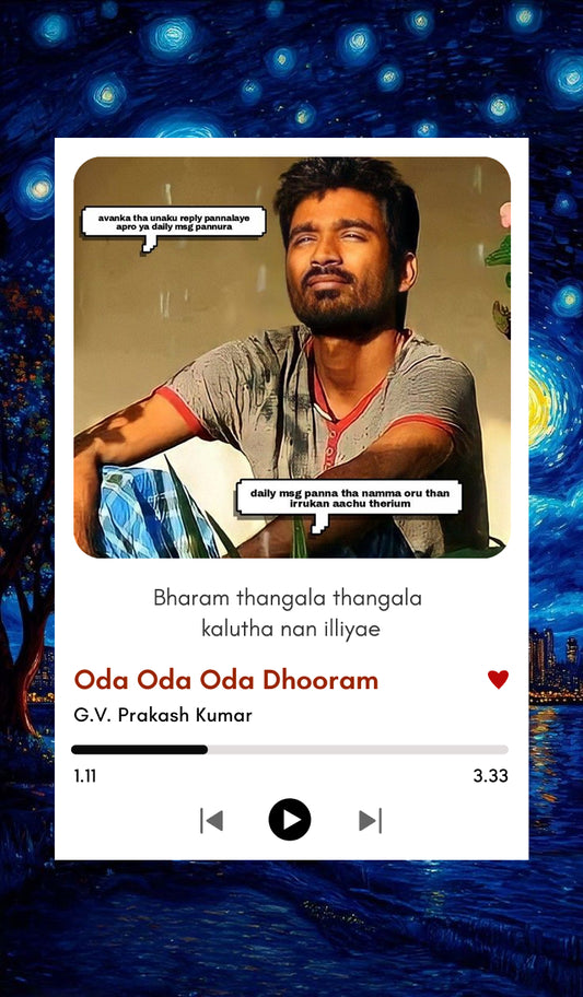 Oda Oda Dhooram | Mayakkam Enna