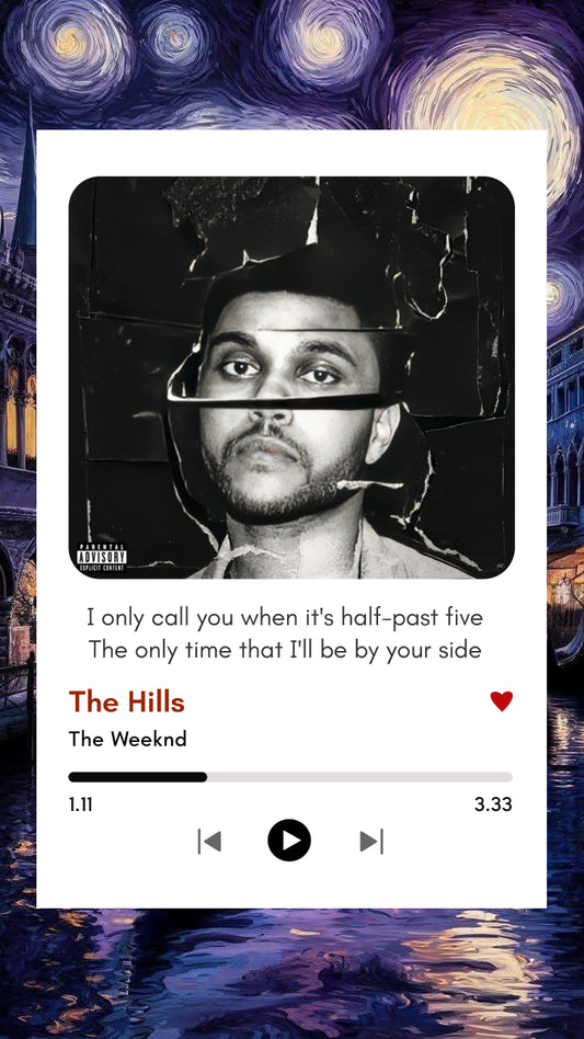 The Hills – The Weeknd | Moody Music Polaroid