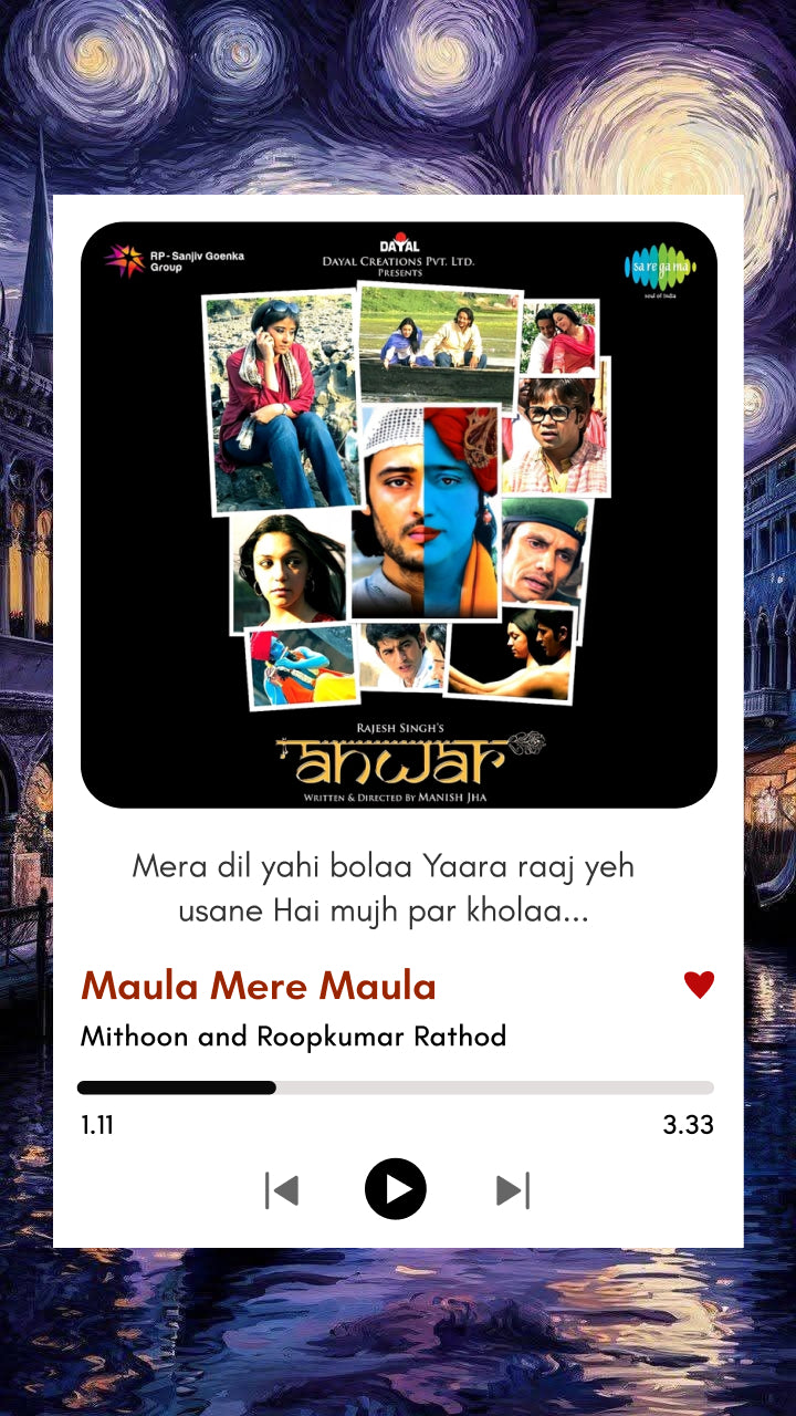 Maula Mere Maula – Anwar Polaroid