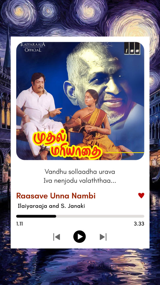 Raasave Unna Nambi – Muthal Mariyathai Polaroid