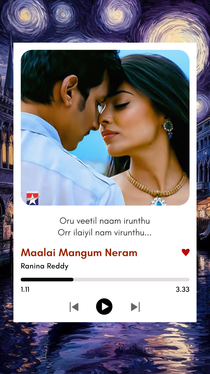 Maalai Mangum Neram – Romantic Polaroid Print