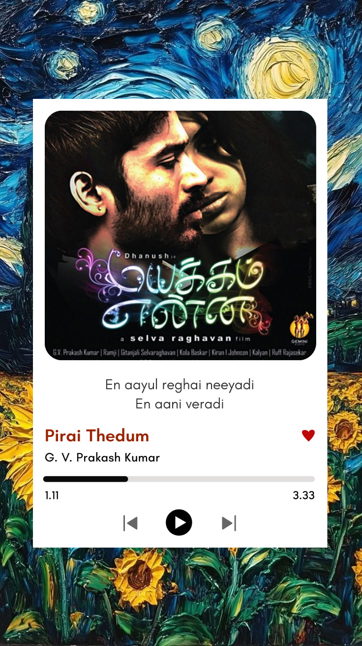 Pirai Thedum | Mayakam Enna | Dhanush