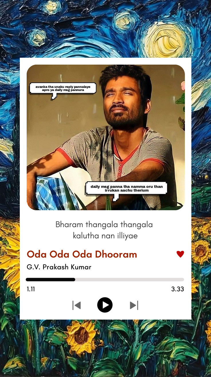 Oda Oda Dhooram | Mayakkam Enna