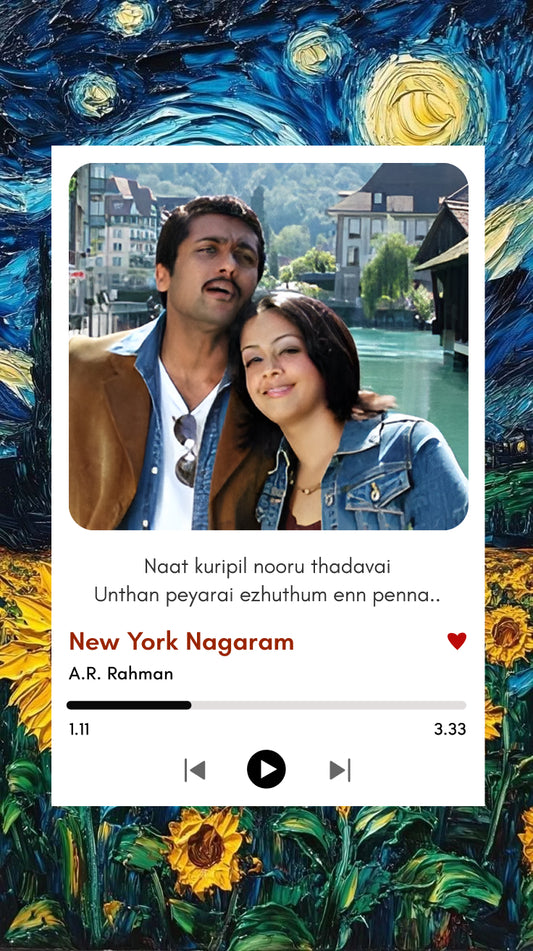 New York Nagaram | Suriya Jho love
