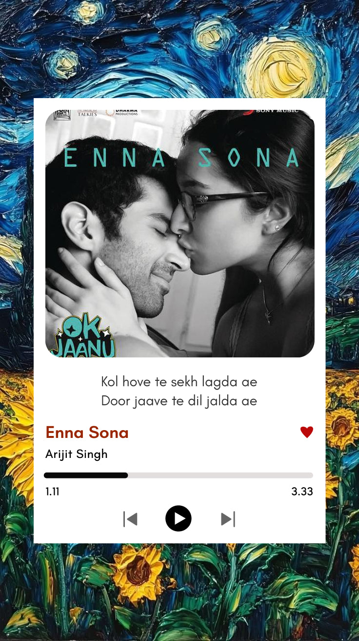 Enna Sona – The Perfect Moment of Love |OK Jaanu