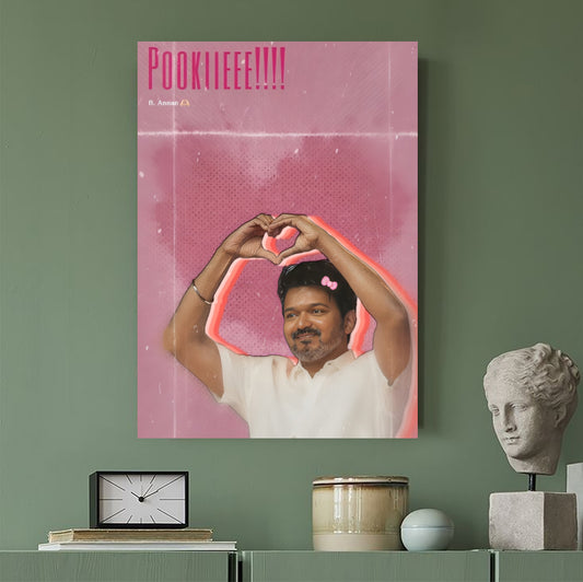 Pookie – Thalapathy Vijay A4 Poster