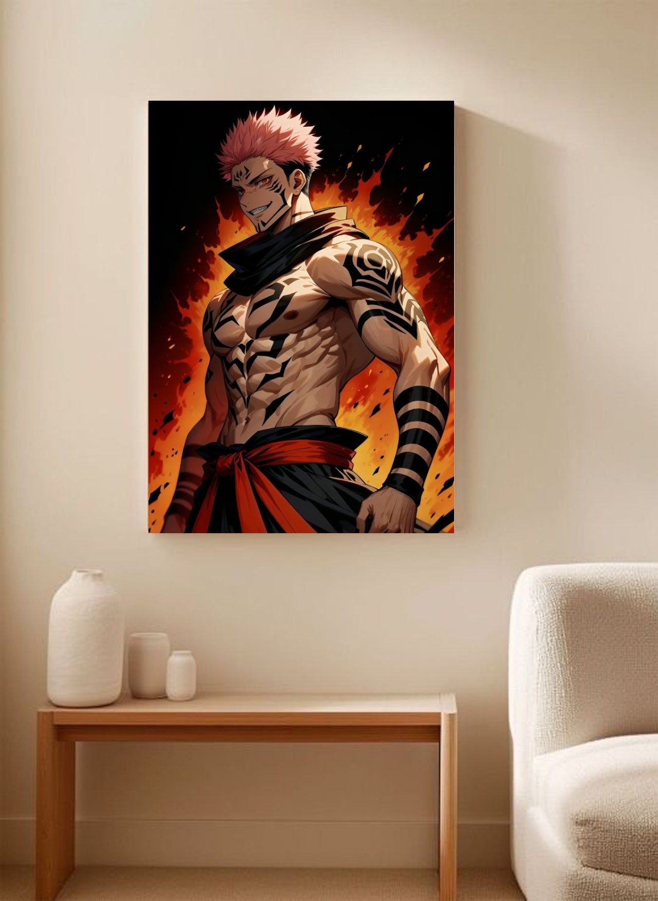 Sukuna A4 Wall Poster – ₹30 Only