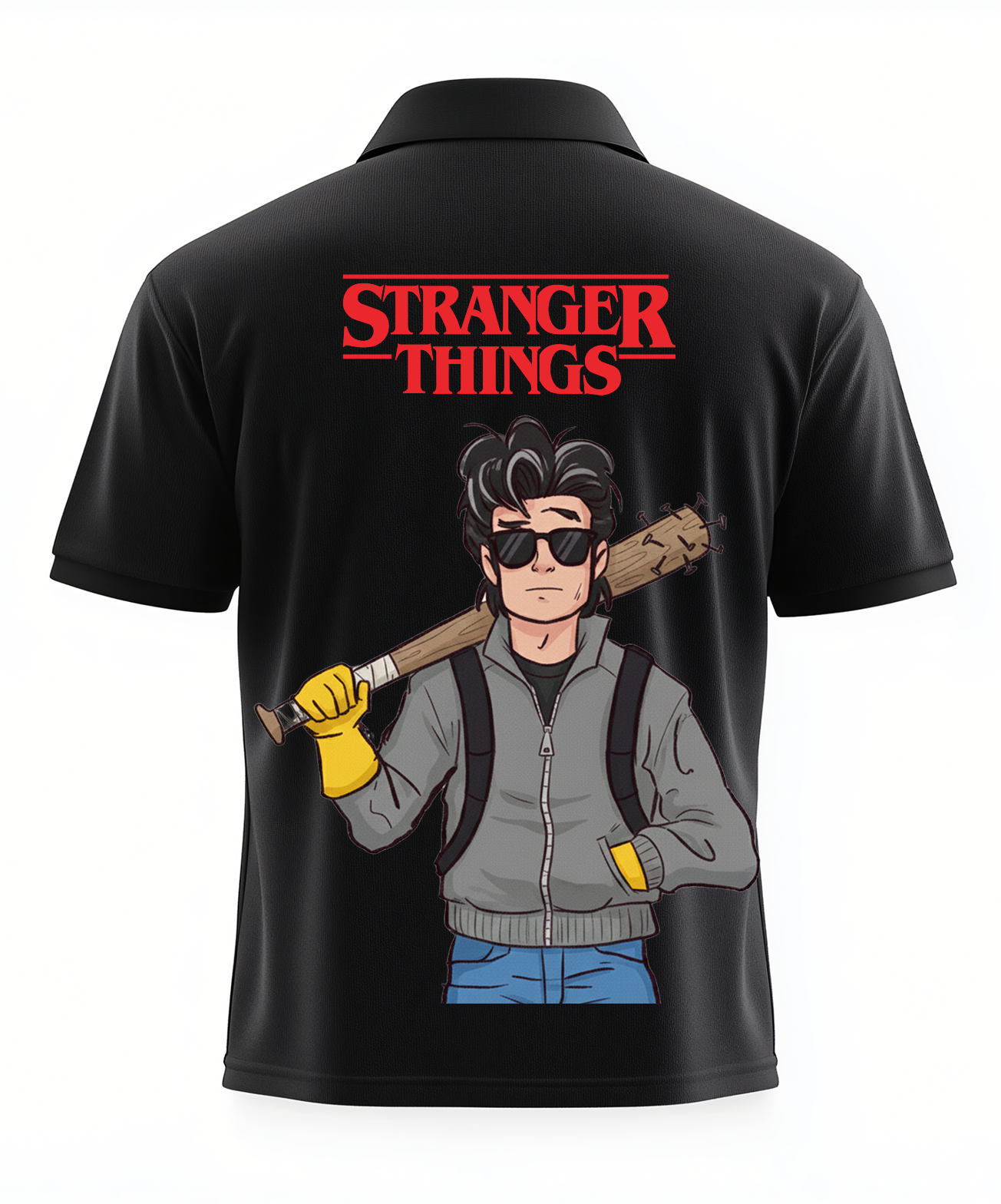 Stranger Things | Our fav Baby sitter Steve Harrington | Hello ladies Polo T shirt