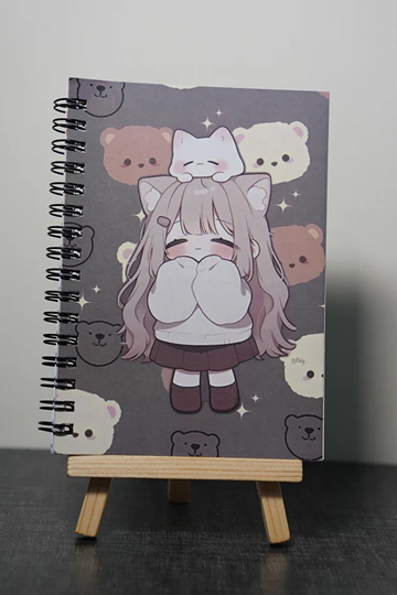 Cute Anime Girl A6 Pocket Notebook – Just ₹69