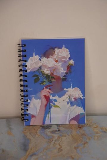 Aesthetic Pocket Size A6 Notebook – Minimal & Beautiful 🌸