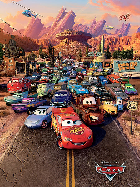 Disney Pixar Cars – Radiator Springs Rally A5 Poster