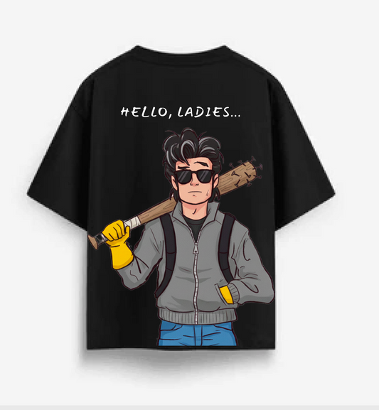 Stranger Things | Our fav Baby sitter Steve Harrington | Hello ladies T shirt